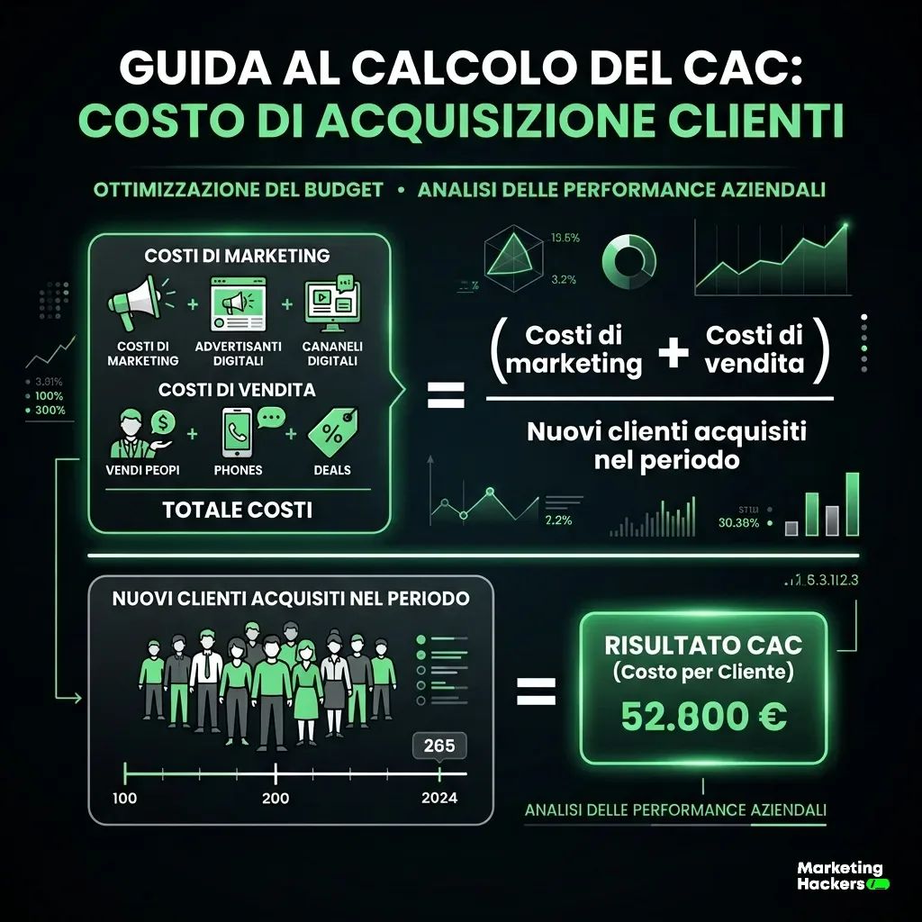 Fomula Calcolo del Costo Acquisizione Clienti